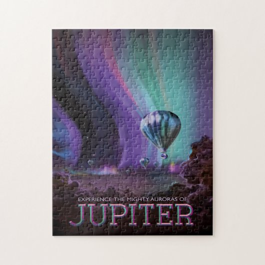 Sci-Fi Travel Ad, Planet Jupiter Puzzle (Vertikal)