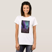 Sci-Fi Travel Ad, Planet Jupiter T-Shirt (Vorne ganz)
