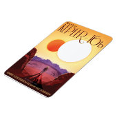 Sci-Fi Travel Ad, Planet Kepler-16b Magnet (Linke Seite)