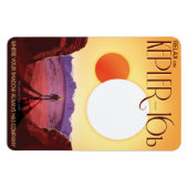 Sci-Fi Travel Ad, Planet Kepler-16b Magnet (Horizontal)