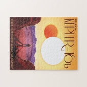 Sci-Fi Travel Ad, Planet Kepler-16b Puzzle (Horizontal)