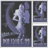 Sci-Fi Travel Ad, Planet PSO J318.5-22 Aufkleber (Vorderseite)