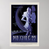 Sci-Fi Travel Ad, Planet PSO J318.5-22 Poster (Vorne)