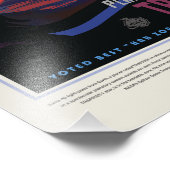 Sci-Fi Travel Ad, Planet Trapist-1e Fotodruck (Ecke)