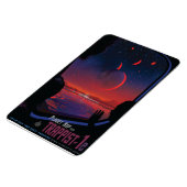 Sci-Fi Travel Ad, Planet Trapist-1e Magnet (Linke Seite)