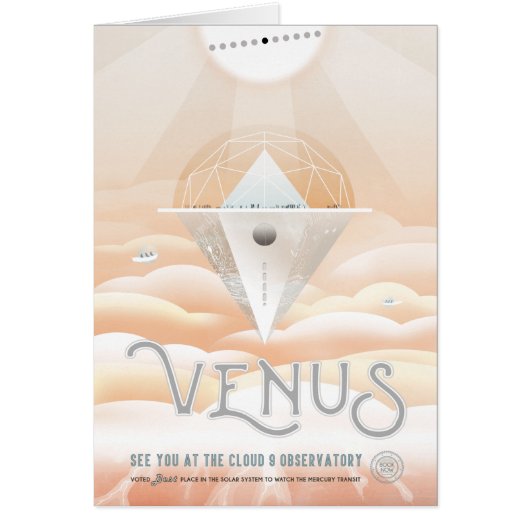 Sci-Fi Travel Ad, Planet Venus (Vorne)