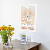 Sci-Fi Travel Ad, Planet Venus Foliendrucke (Ablage(Küche))