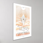 Sci-Fi Travel Ad, Planet Venus Foliendrucke (Ablage )