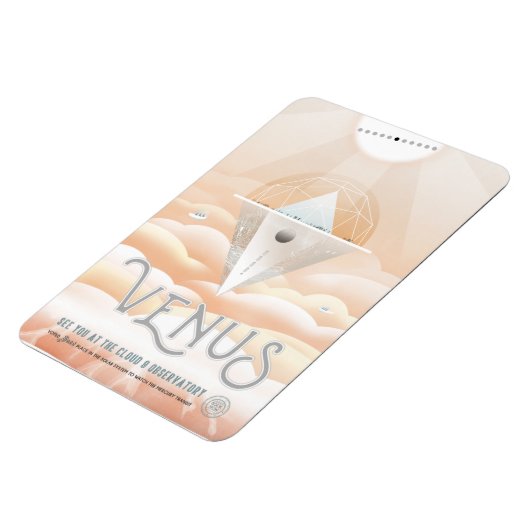 Sci-Fi Travel Ad, Planet Venus Magnet (Linke Seite)