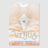 Sci-Fi Travel Ad, Planet Venus Magneteinladung (Vorderseite)