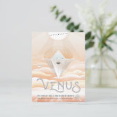 Sci-Fi Travel Ad, Planet Venus Postkarte (Stehend Vorderseite)