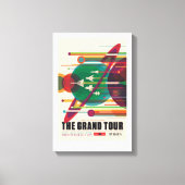 Sci-Fi Travel Ad, The Grand Tour Leinwanddruck (Vorderseite)