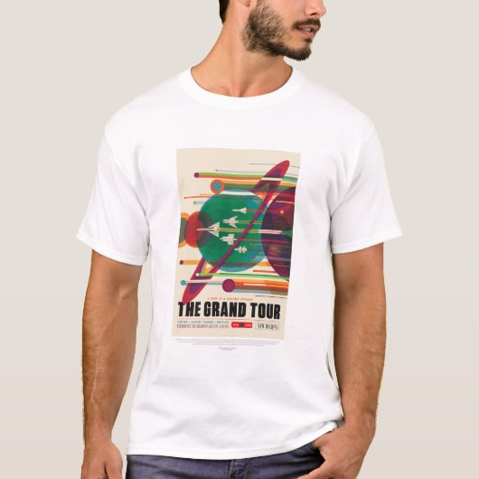 Sci-Fi Travel Ad, The Grand Tour T-Shirt (Vorderseite)