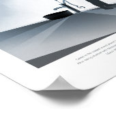 Sci-Fi Travel Ad, Zwerg Planet Ceres Poster (Ecke)