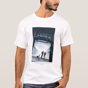 Sci-Fi Travel Ad, Zwerg Planet Ceres T-Shirt