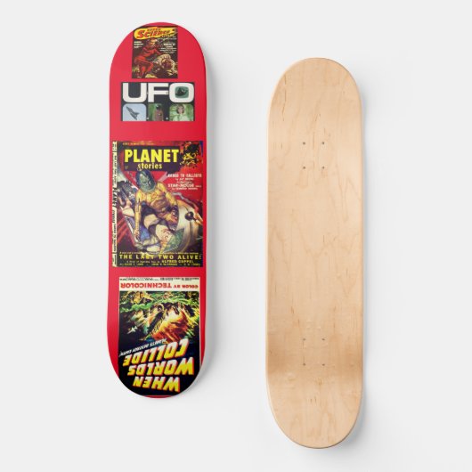 SCI FI UFO JMT8 1/4" Skateboard Deck (Vorderseite)