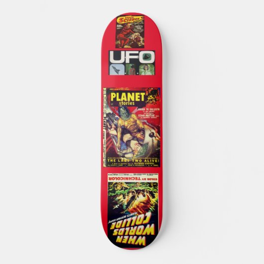 SCI FI UFO JMT8 1/4" Skateboard Deck (Vorderseite)