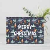 Sci-Fi Weihnachten | Big Foot, Außerirdischen & Re (Stehend Vorderseite)