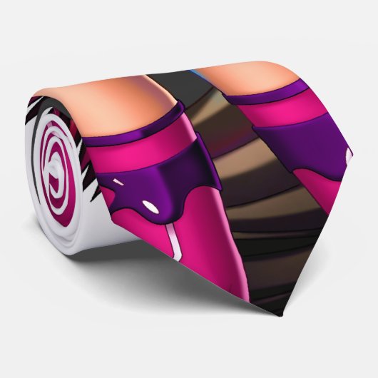 Sci FIanime-Mädchen Nikki Krawatte (Gerollt)