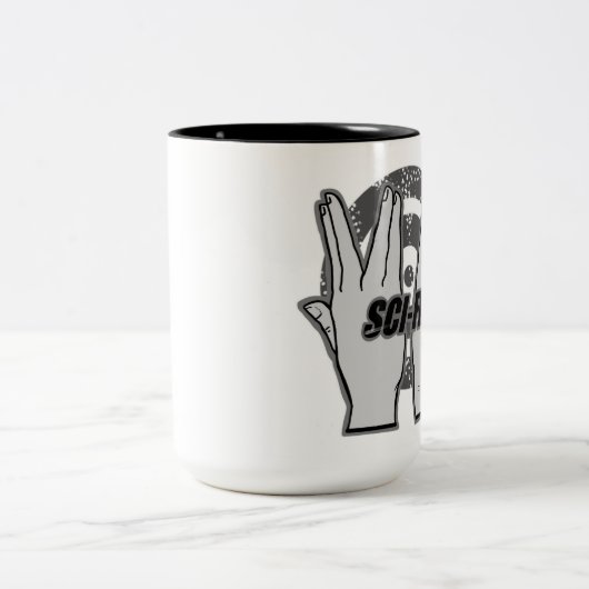 Sci-Five Kaffee-Tasse Zweifarbige Tasse (Mittel)