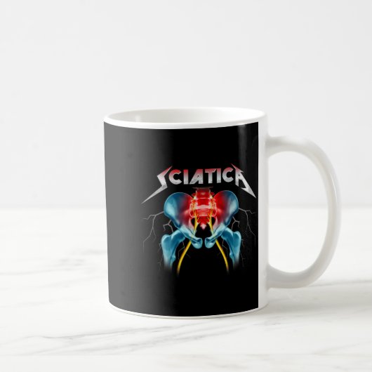 Sciatica - Funny Chiropractor - Sne - Orthopedic Kaffeetasse (Rechts)