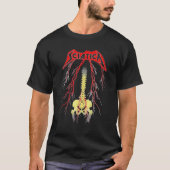 Sciatica Skeleton Metal T-Shirt (Vorderseite)