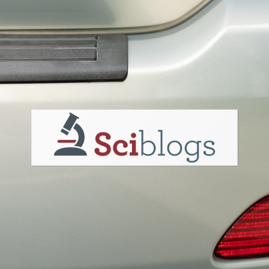 Sciblogs Autoaufkleber - Weiß (Auf Auto)