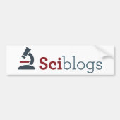 Sciblogs Autoaufkleber - Weiß (Vorne)