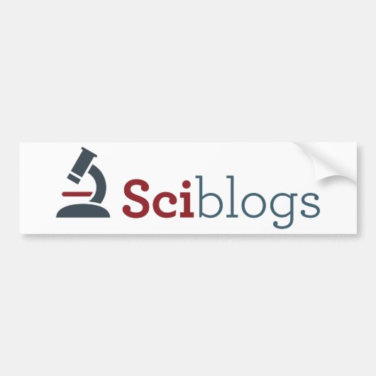 Sciblogs Autoaufkleber - Weiß (Vorne)