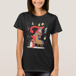 Science 7 Year Old Birthday School Party Scientifi T-Shirt