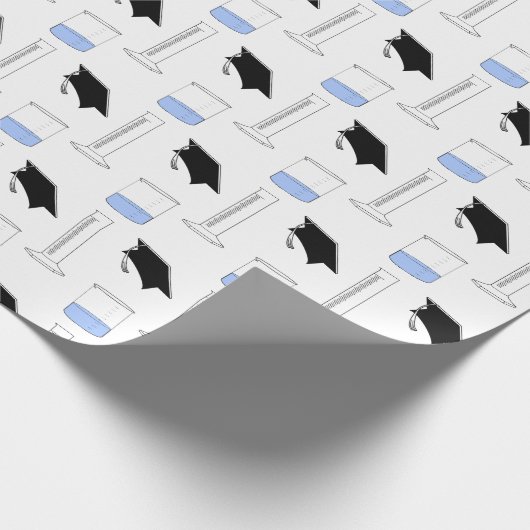 Science Abschluss Beaker Cap abgestufter Zylinder Geschenkpapier (Ecke)
