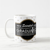 Science Abschluss Scientist Graduated Cylinder Kaffeetasse (Links)