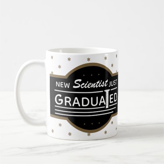 Science Abschluss Scientist Graduated Cylinder Kaffeetasse (Links)