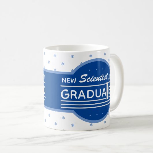 Science Abschluss Scientist Graduated Cylinder Kaffeetasse (VorderseiteRechts)