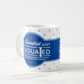 Science Abschluss Scientist Graduated Cylinder Kaffeetasse (Vorderseite Links)