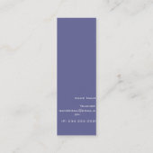 Science Ampersand Education Teacher Geek Face Mini Visitenkarte (Rückseite)