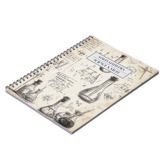 Science and Stuff custom Spiral Foto Notebook Notizblock (Linke Seite)