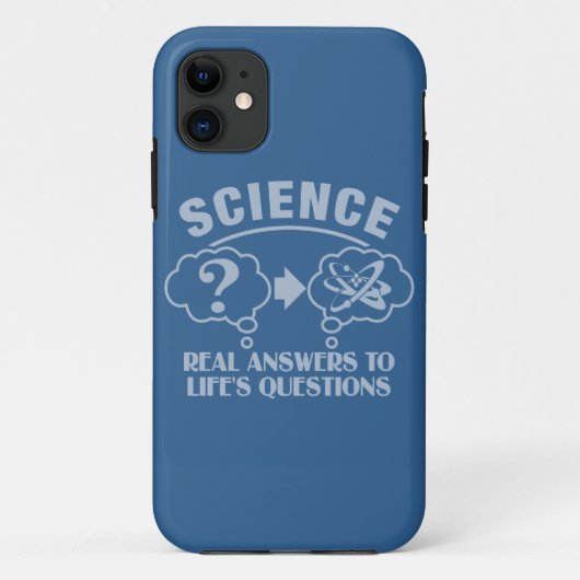 Science Answers Custom iPhone Case (Rückseite)