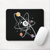 Science Atom Pool Lover 8 Billiard Mousepad (Mit Mouse)