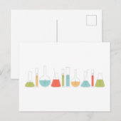Science Beakers Postkarte (Vorne/Hinten)