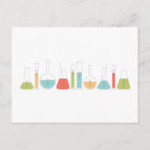 Science Beakers Postkarte (Vorderseite)