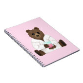 Science Bear Spiral Foto Notebook Notizblock (Rechte Seite)