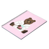 Science Bear Spiral Foto Notebook Notizblock (Linke Seite)