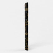 Science Biology Art Gold Muster Monogram Case-Mate iPhone Hülle (Hinten/Rechts)