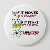 SCIENCE BIOLOGY CHEMISTRY PHYSICS BUTTON (Vorderseite)