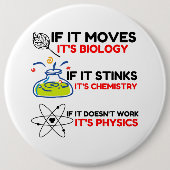 SCIENCE BIOLOGY CHEMISTRY PHYSICS BUTTON (Vorderseite)