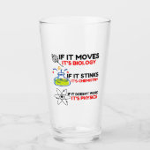 Science BIOLOGY CHEMISTRY PHYSICS Glas (Vorderseite)