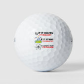 Science BIOLOGY CHEMISTRY PHYSICS Golfball (Vorderseite)