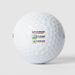 SCIENCE BIOLOGY CHEMISTRY PHYSICS GOLFBALL