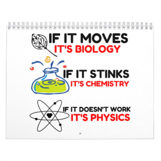 SCIENCE BIOLOGY CHEMISTRY PHYSICS KALENDER